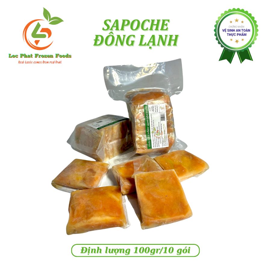 Sapoche (Hồng Xiêm) đông lạnh định lượng 100gr