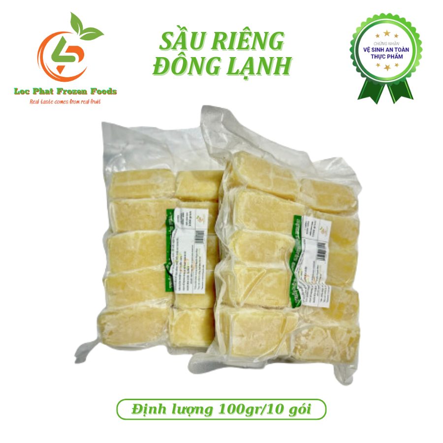 Sầu riêng đông lạnh định lượng 100gr
